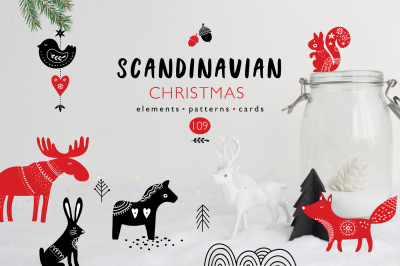 Scandinavian style Christmas bundle