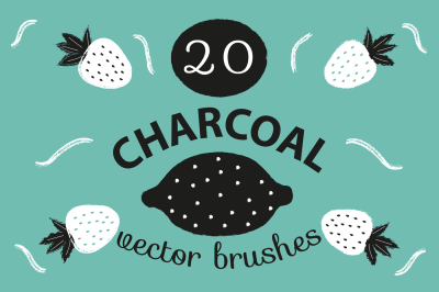 Charcoal Vector Brushes