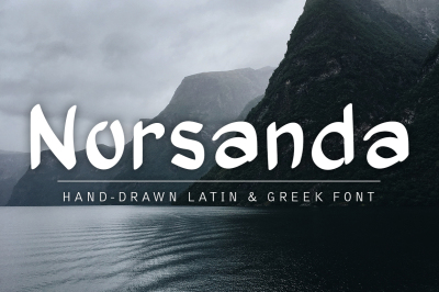 Norsanda | Hand-drawn Font