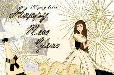 Happy new year clipart 