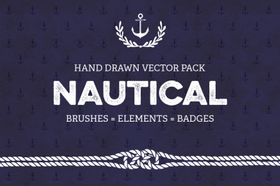 Nautical vector pack