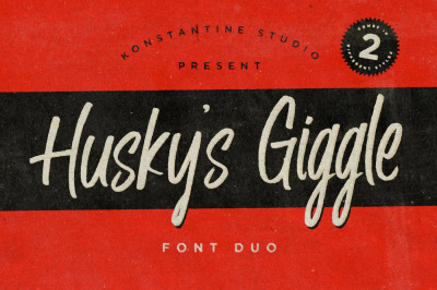 Husky Giggle - Casual Brush Handwriting Font