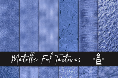 Ink Blue Metallic Textures