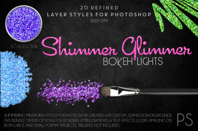 Shimmer Glimmer Mini Bokeh Lights