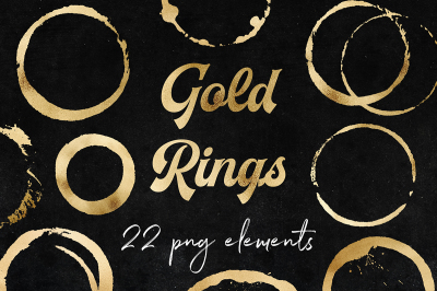 Gold Rings Clipart