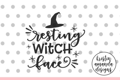 400 98687 bfeac109f3c13950ac2bee07c44c55969174928f resting witch face svg dxf eps png cut file cricut silhouette