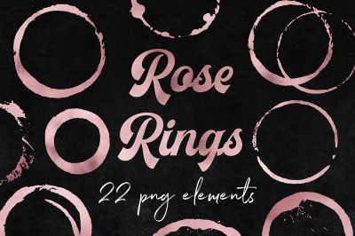Rose Gold Stains Clipart