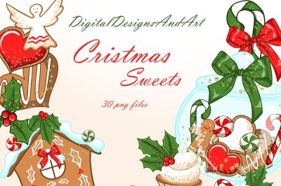Christmas cookies clipart