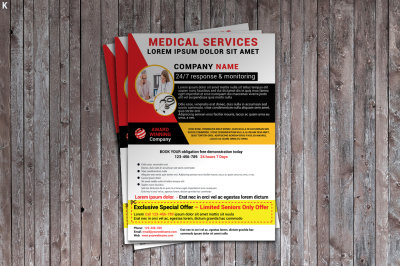 Medical Services Flyer Template
