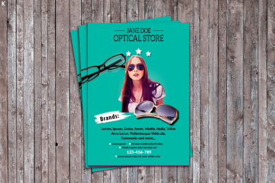 Optical Store Flyer Template