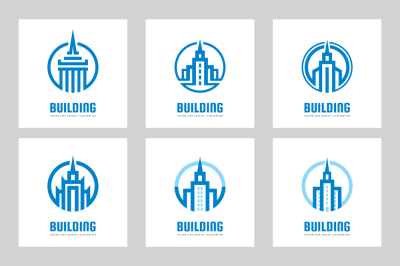 Building Architecture Logo Set
