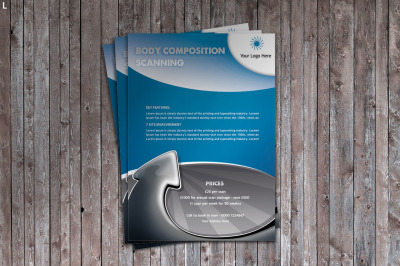 Body Composition Scanning Flyer