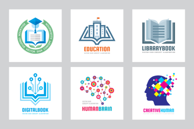 Education - Vector Logo Set