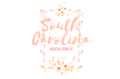 &#039;&#039;South Carolina&#039;&#039; Wedding frame #1