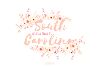 &#039;&#039;South Carolina&#039;&#039; Wedding frames #3