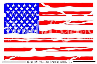 USA flag SVG / DXF / EPS / PNG Files