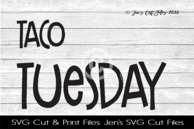 Download Taco Tuesday Svg Cut File Free