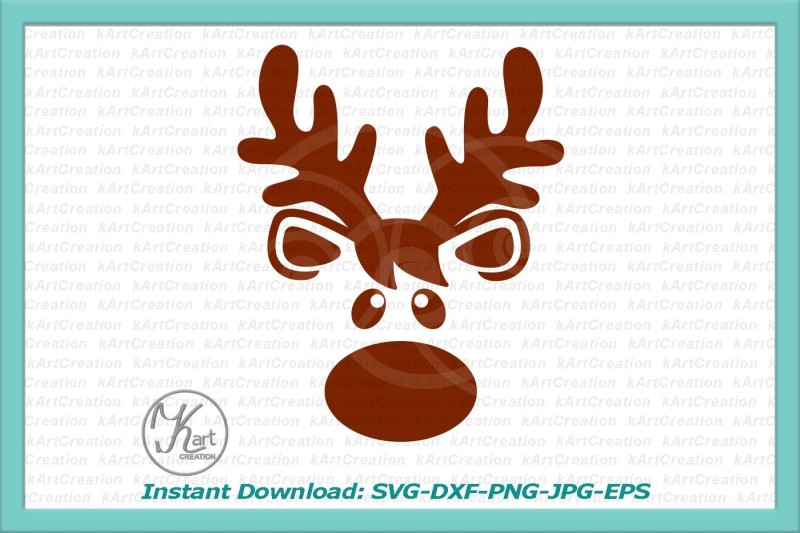 Download Reindeer head svg, reindeer svg, reindeer face svg, boy ...