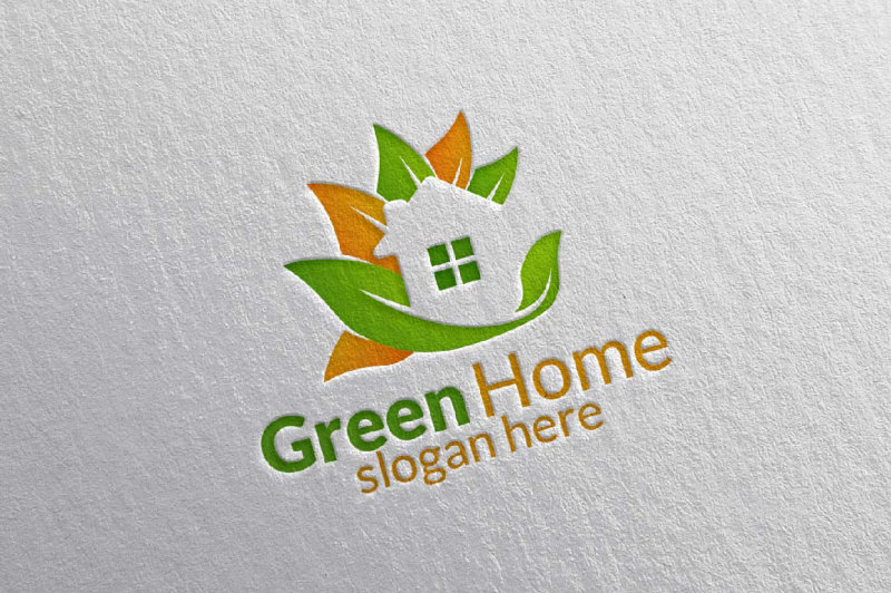 real-estate-logo-green-home-logo-24