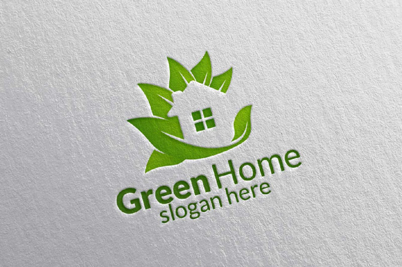 real-estate-logo-green-home-logo-24