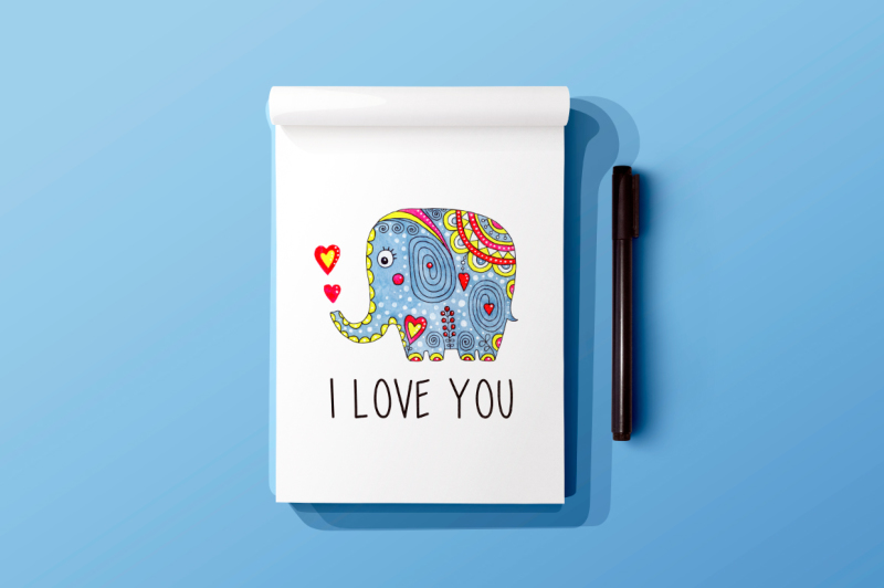 an-elephant-in-love-watercolor-set