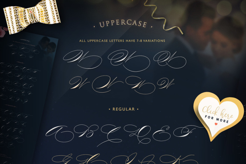 The Wedding Script Font Invitation By Blessed Print Thehungryjpeg Com