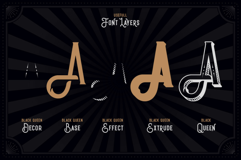 Download Black Queen font + bonus graphics By Gleb & Natasha ...