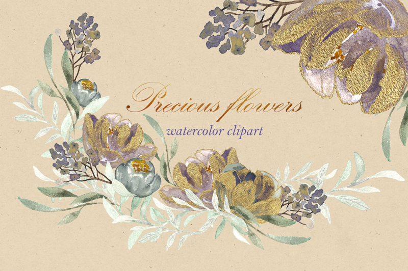 precious-flowers-watercolor-clipart
