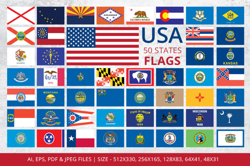 states-flags-of-usa