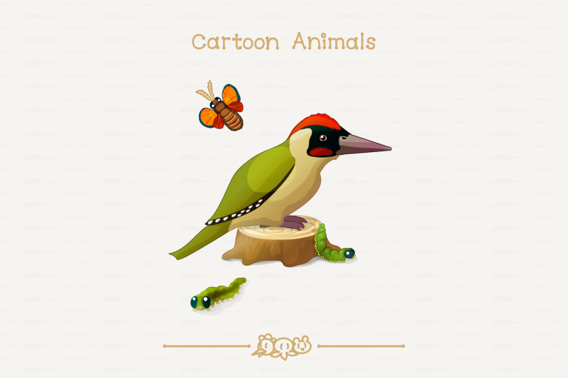 vector-set-cartoon-animals-of-forest