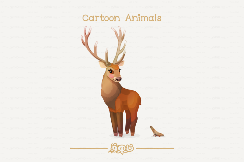 vector-set-cartoon-animals-of-forest
