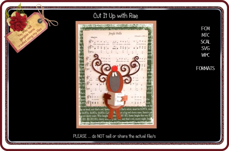 341-singing-reindeer-card-front