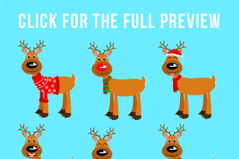 holiday-reindeer-clipart-rudolph-clipart-christmas-clipart-holiday-clipart-winter-clipart-cute-animal-clipart-flying-reindeer-vectors