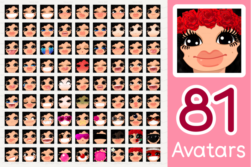 vector-big-avatars-set
