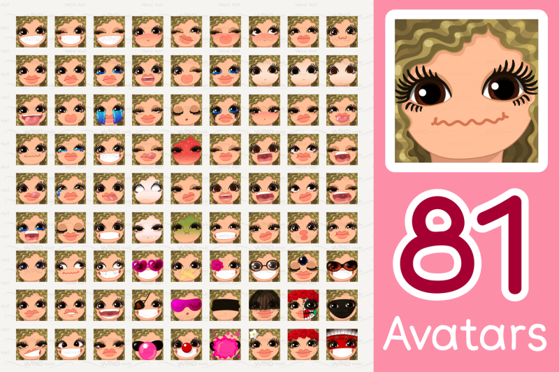 vector-big-avatars-set