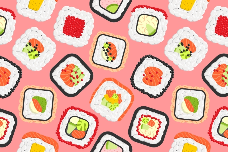set-and-seamless-patterns-of-yummy-sushi-rolls