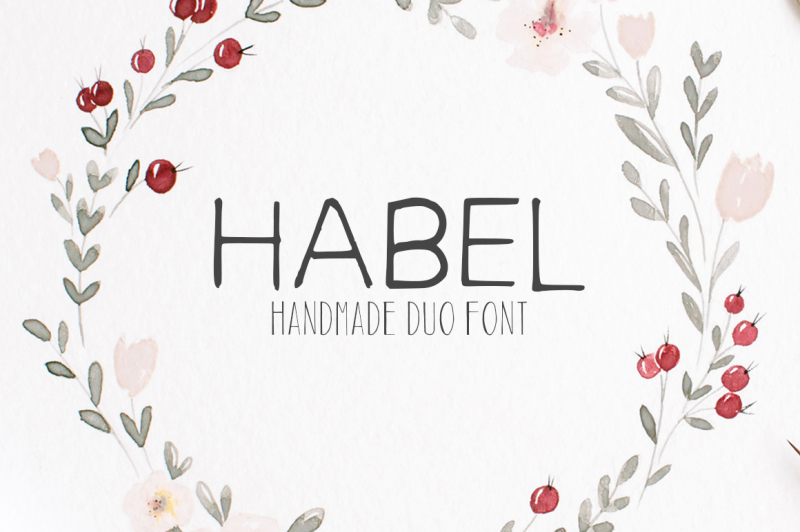 habel-handmade-duo-font