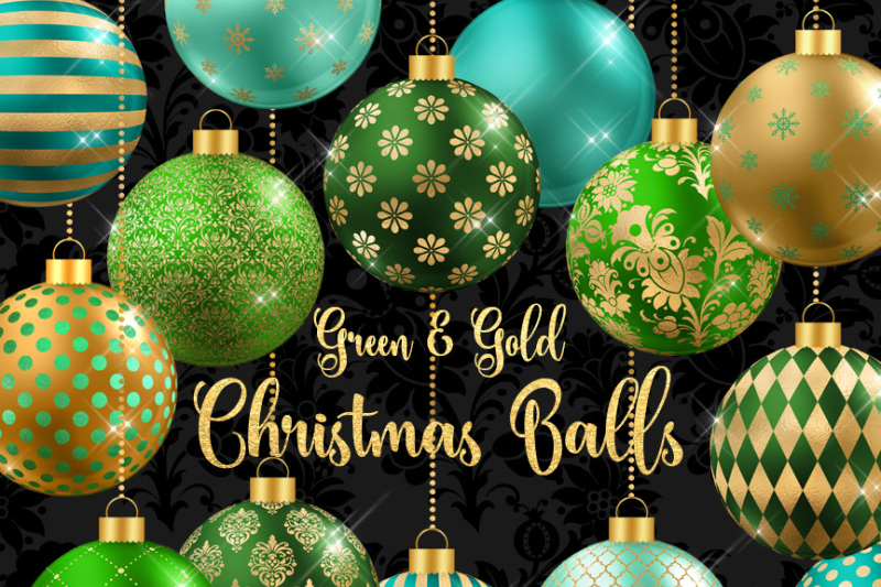 green-and-gold-christmas-balls