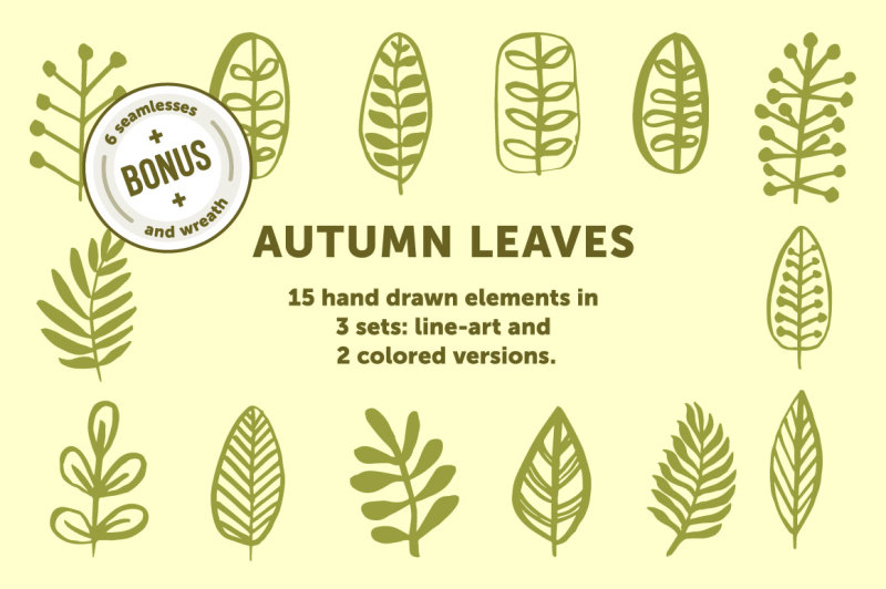 simple-autumn-leaves-set