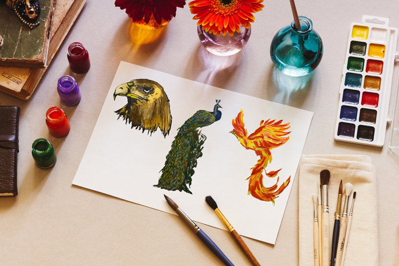 watercolor-birds-set