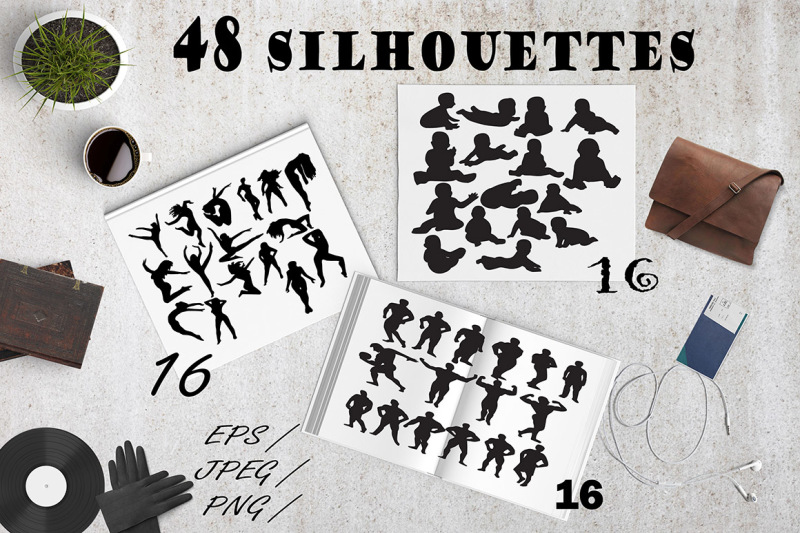 set-of-46-people-silhouettes