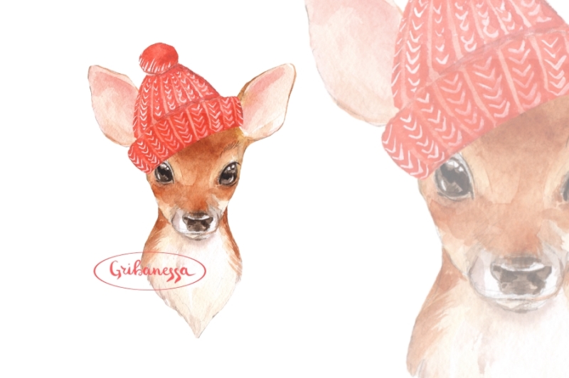 fawn-in-red-hat