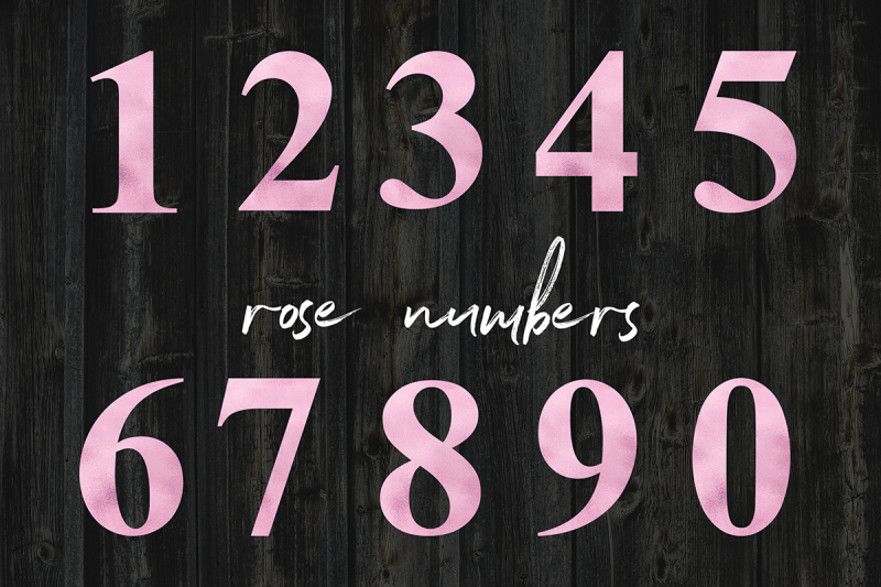 rose-foil-and-floral-numbers