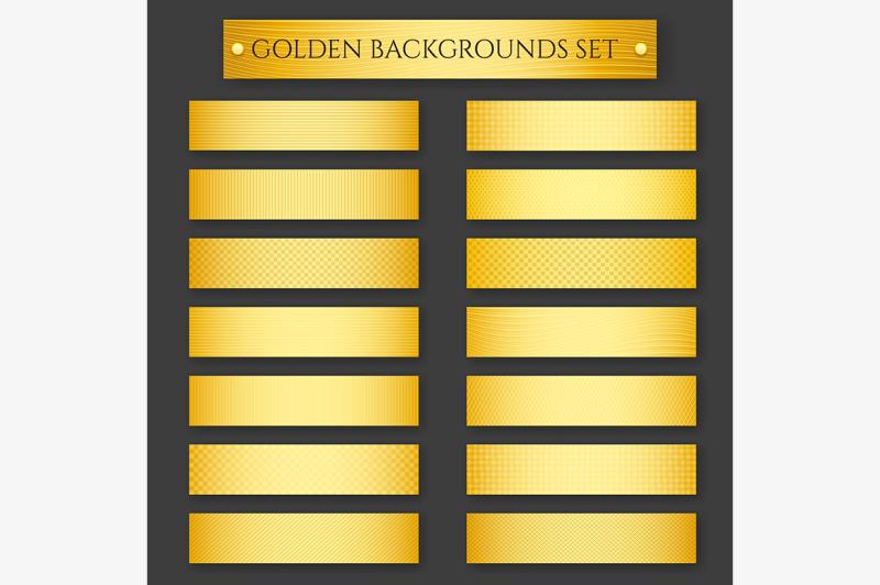 golden-backgrounds-set
