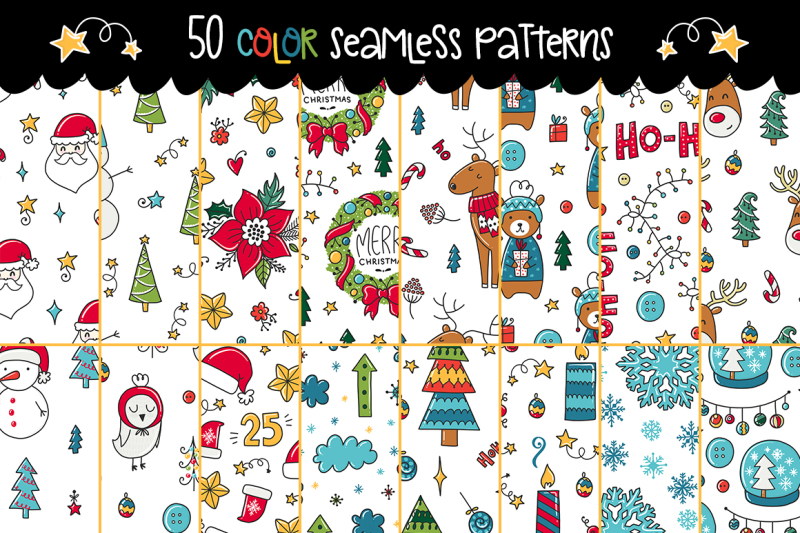 610-christmas-doodles-clipart-set