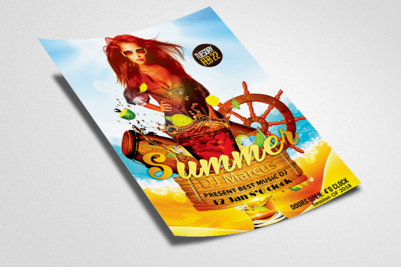 summer-fun-party-flyers