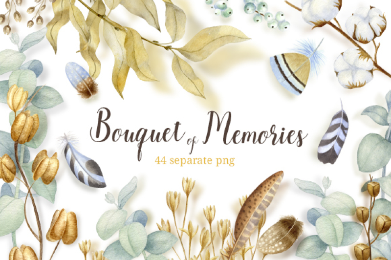 bouquet-of-memories-watercolor-clipart