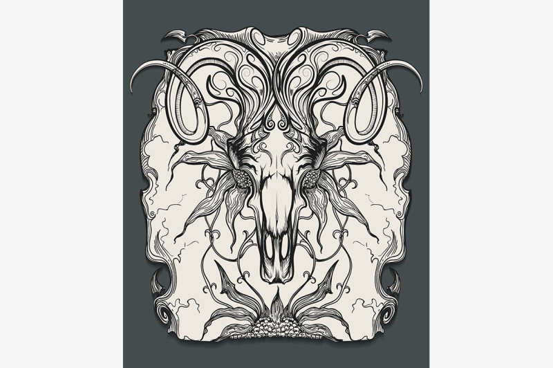 ram-skull-engraving-illustration