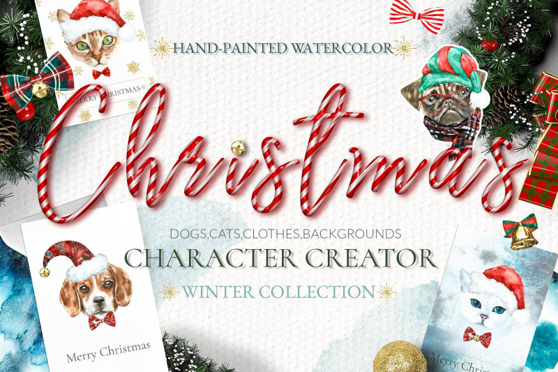 christmas-animal-creator-watercolor-dogs-amp-cats-sale
