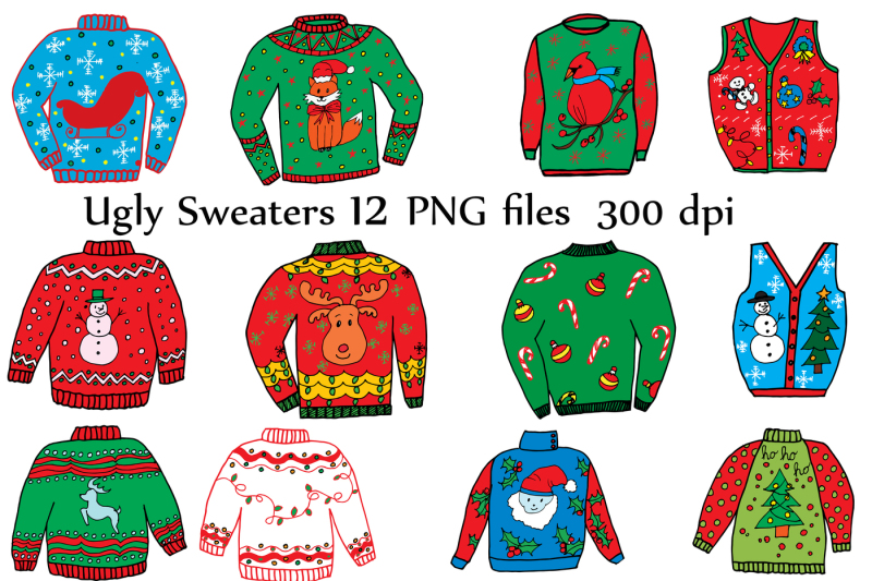 ugly-christmas-sweater-clipart